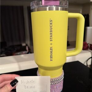 Stanley + Starbucks Yellow Tumbler